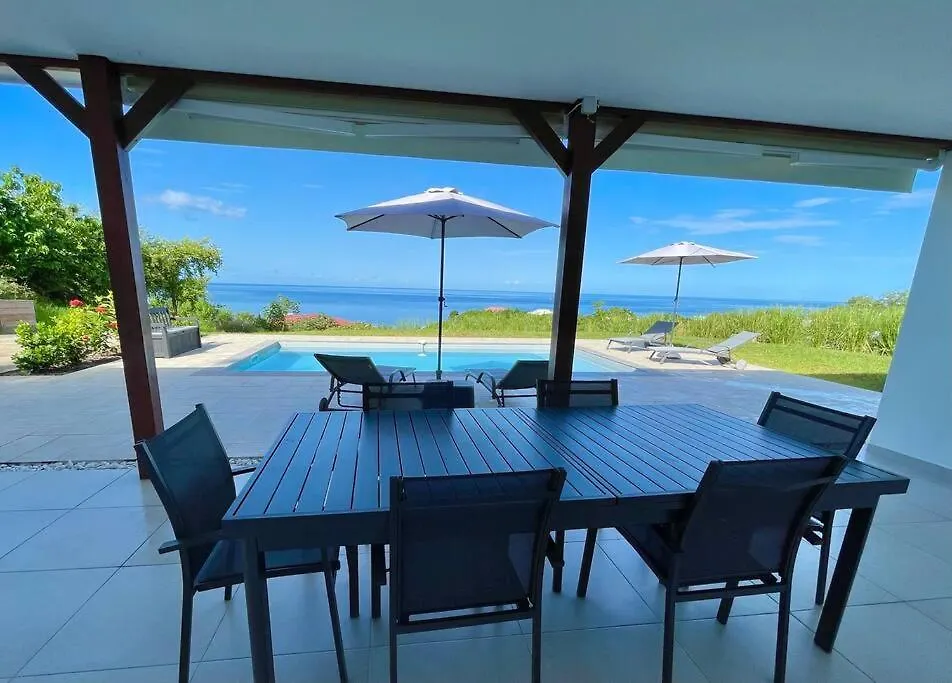 Magnifique Villa 6 A 8 Pers Avec Piscine - Vue Mer Vieux-Habitants